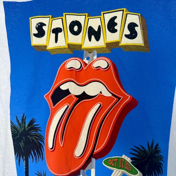 Rolling Stones 2021 Tour Los Angeles Concert Graphic T Shirt - Small - NWOT - Picture 5 of 7